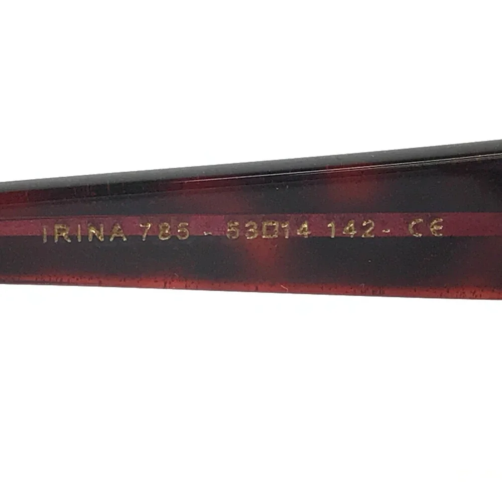 Jean Lafont Eyeglasses Frames IRINA 785 Brown Red Tortoise Cat Eye 53-14-142